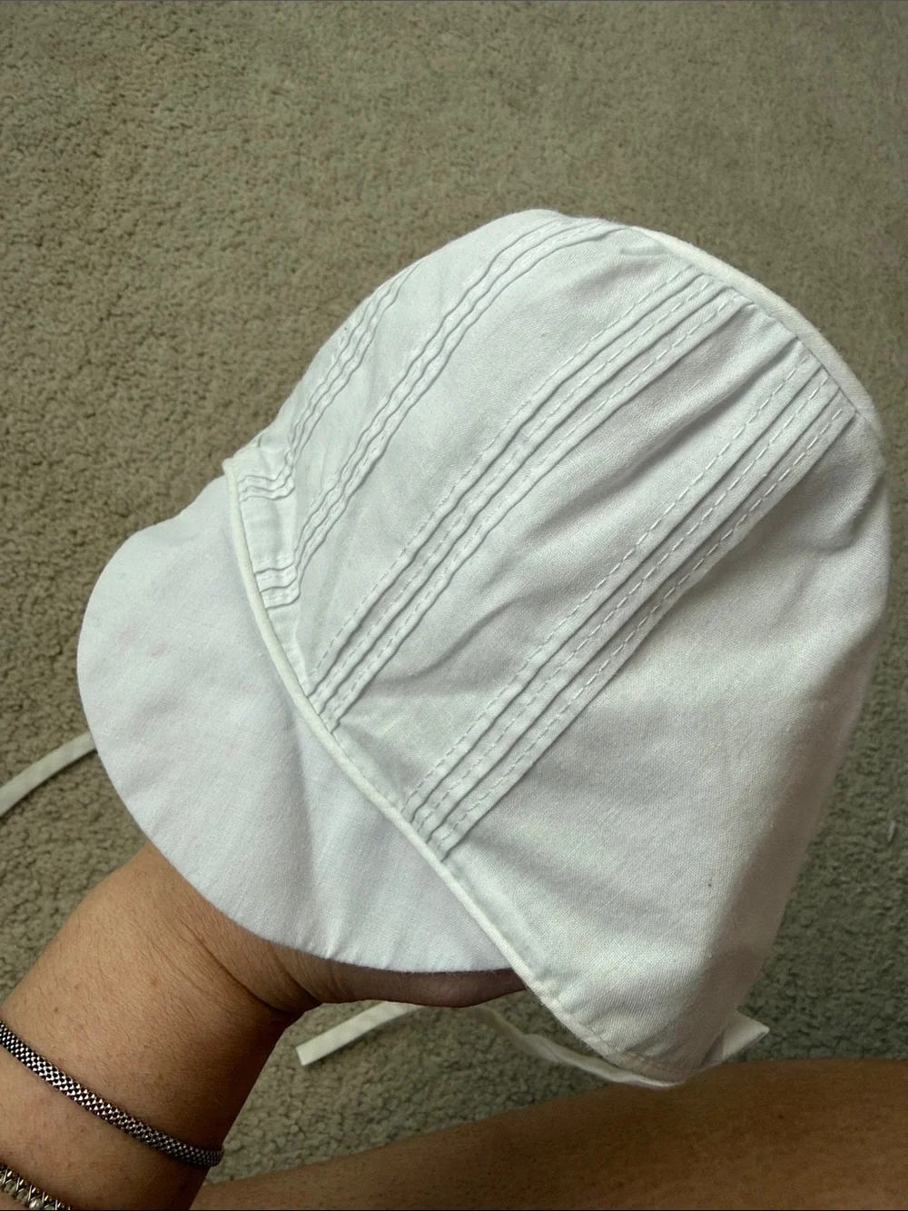 Newborn Bonnet with Ties